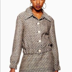 Topshop Gem Bomber Jacket NWT Sz. 8